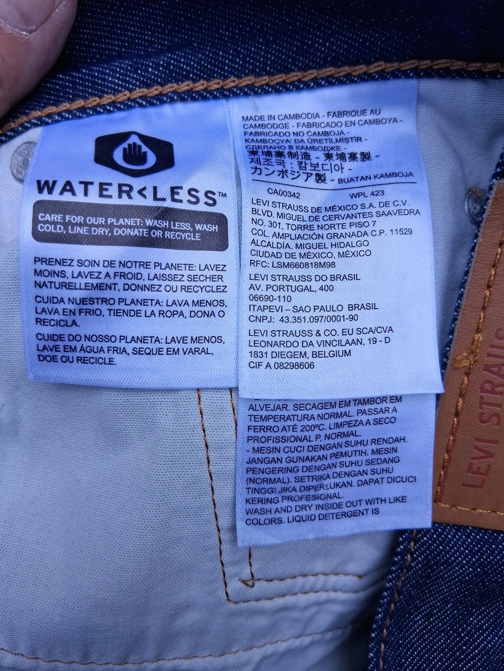 Levi's Men's 501 Original Fit Straight Leg Button Fly Dark Wash Jeans 29x32
